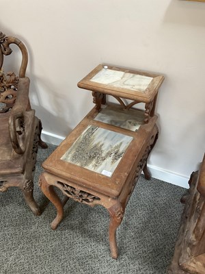 Lot 87 - An Eight-Piece Suite of Chinese Hardwood or...