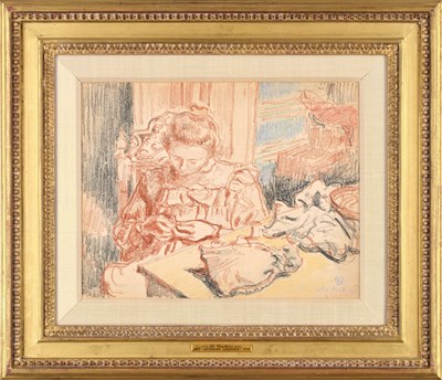 Lot 1056 - Georges Lemmen (1865-1916) Belgian "La Couture"...