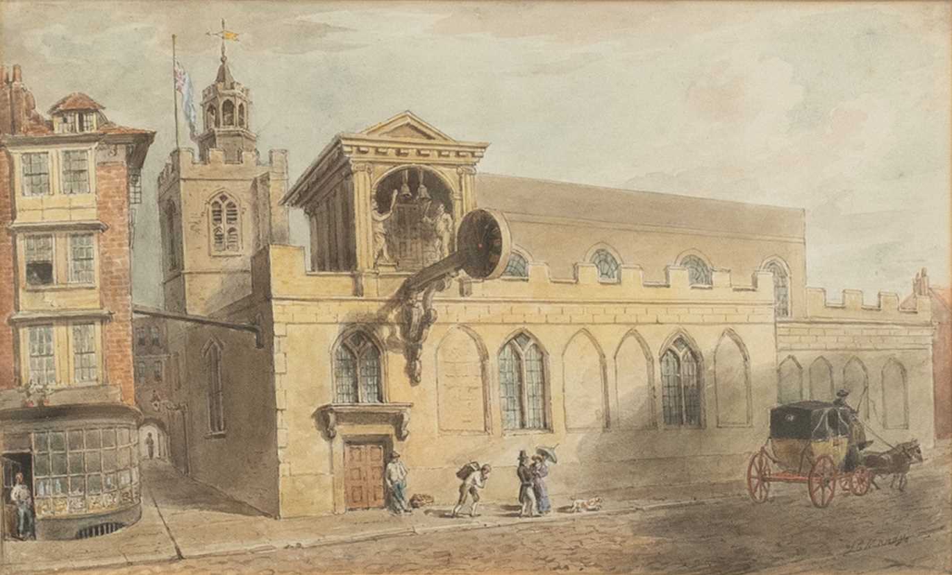 Lot 542 - J* C* Mandy (19th Century) "St. Dunstan in the...