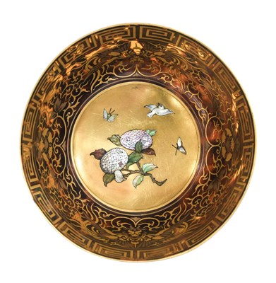 Lot 229 - A Japanese Tortoiseshell and Shibayama Bowl,...