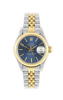Lot 2281 - Rolex: A Lady's Steel and Gold Automatic...