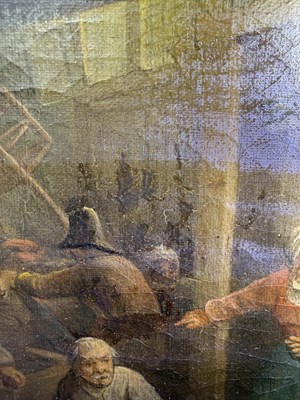 Lot 1081 - Félix van den Eycken (19th century) Bustling...