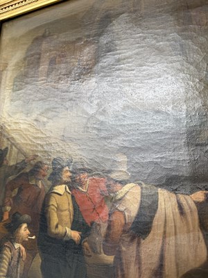 Lot 1081 - Félix van den Eycken (19th century) Bustling...