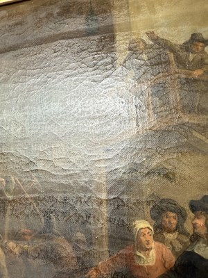 Lot 1081 - Félix van den Eycken (19th century) Bustling...