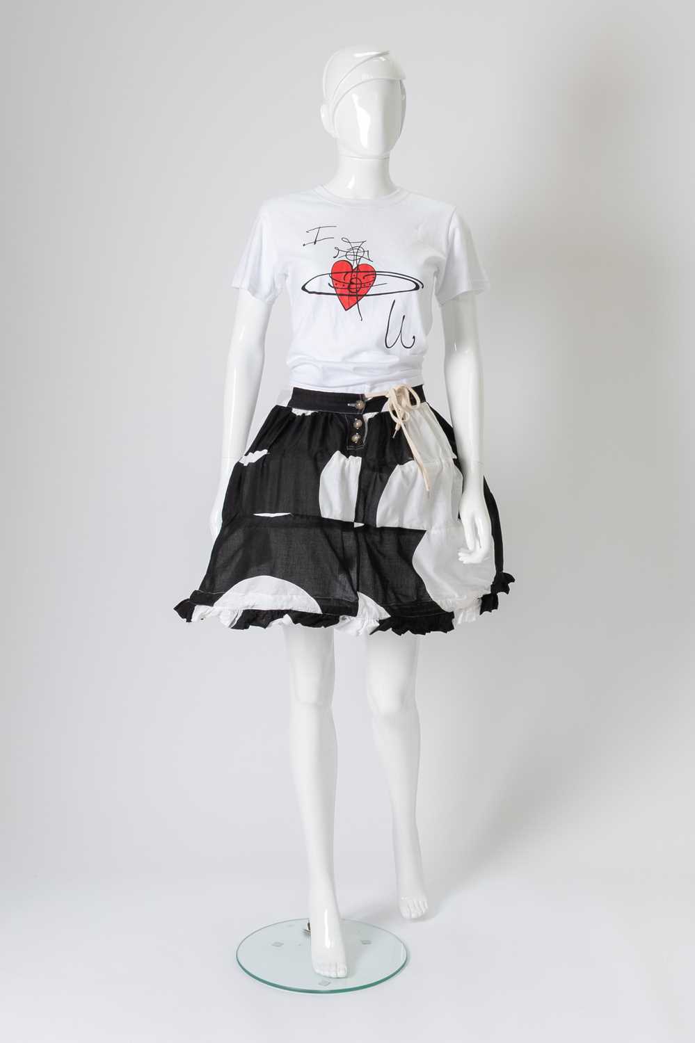 Lot 2087 - Vivienne Westwood Black and White Large Spotty...