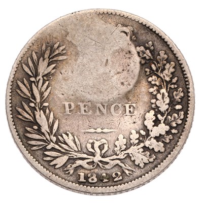 Lot 88 - Costa Rica, Countermarked One Real, host coin...