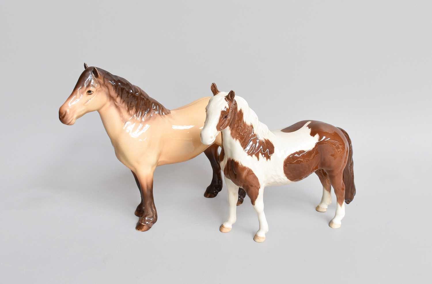 Lot 142 - Beswick Highland Pony, Dun Gloss and Pinto...