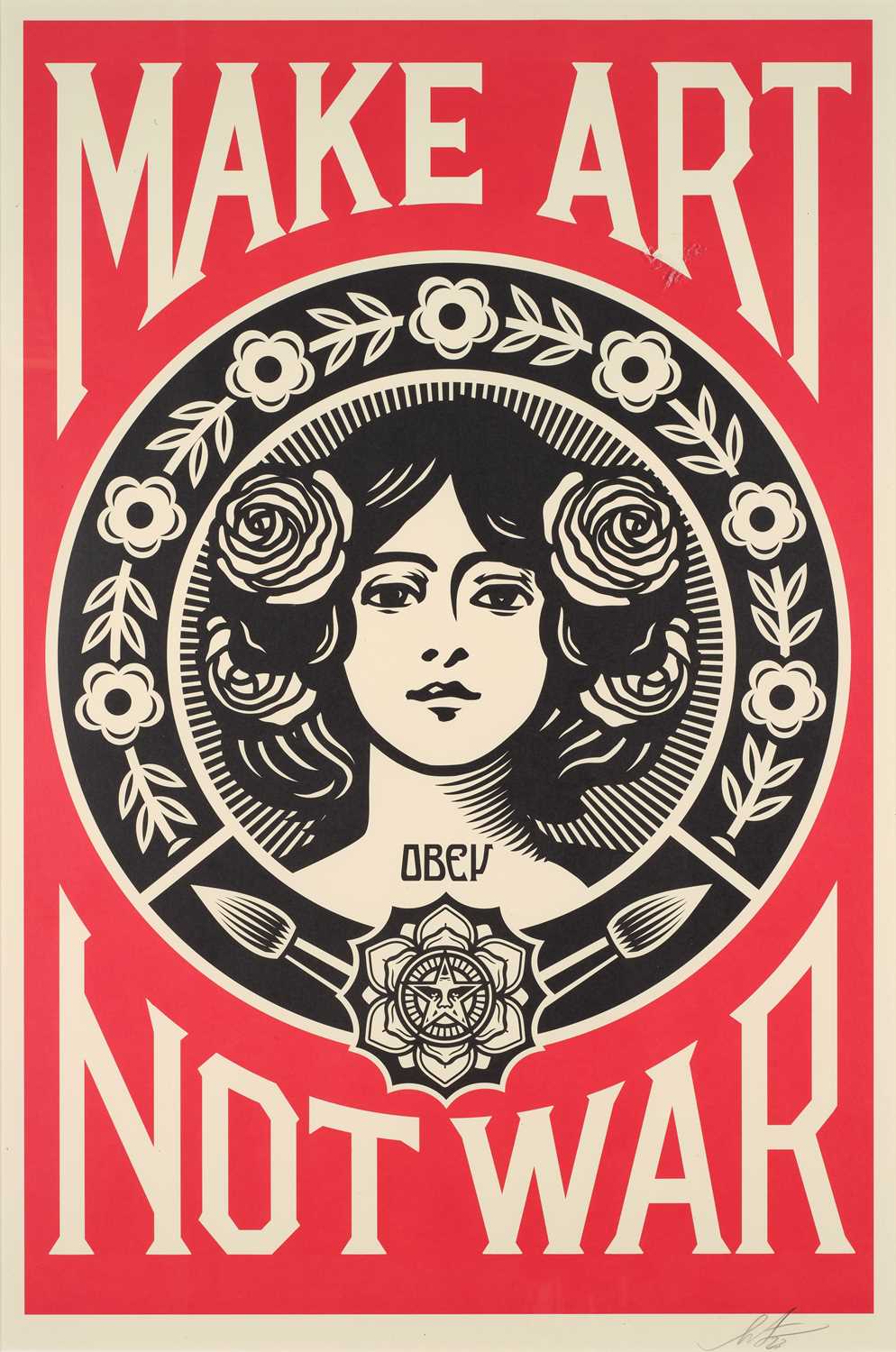 Lot 481 - Shepard Fairey (b.1970) American "Make Art Not...