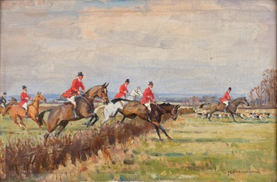 Lot 1136 - John Sanderson-Wells (1872-1955) "Leaving for...