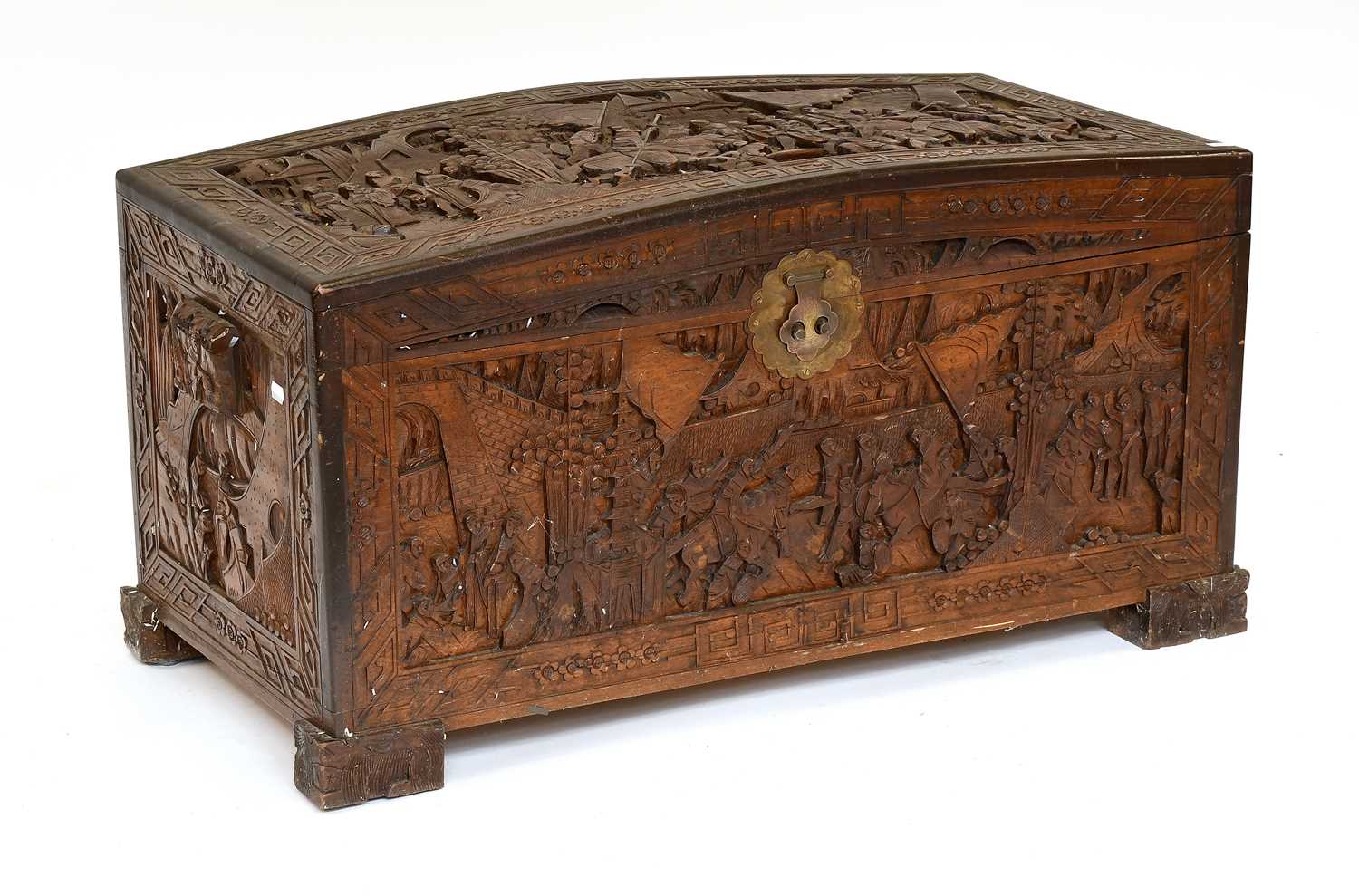 Lot 1244 - A Chinese Camphor Wood Chest, 100cm by 50cm by...
