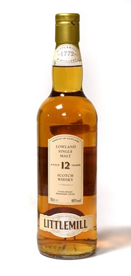 Lot 3206 - Littlemill 12 Year Old Lowland Single Malt...