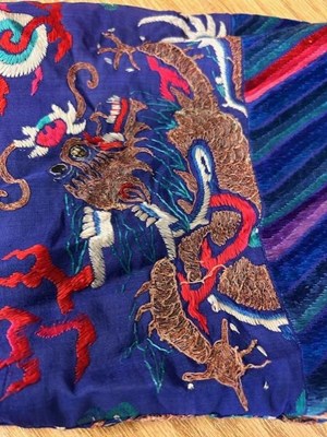 Lot 2221 - Large 19th Century Chinese Robe in Purple Silk...