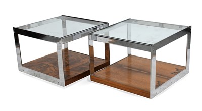 Lot 63 - A Set of Three Merrow Associates Rosewood...
