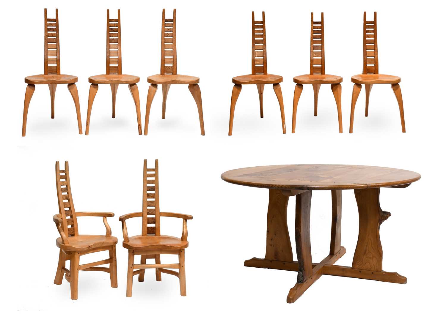 Lot 81 - Phil Coles (of Woodworks): An Elm and Burr Elm...