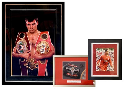 Lot 3001 - Joe Calzaghe Autographed Poster