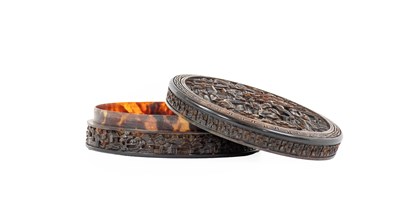 Lot 194 - A Chinese Tortoiseshell Snuffbox and Cover,...