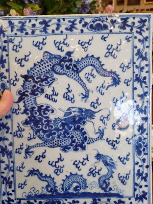 Lot 80 - A Chinese Porcelain Plaque, in Qianlong style,...