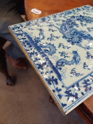 Lot 80 - A Chinese Porcelain Plaque, in Qianlong style,...