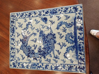 Lot 80 - A Chinese Porcelain Plaque, in Qianlong style,...