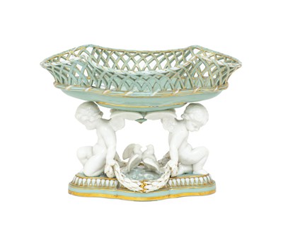 Lot 309 - A Minton Celadon and White Glazed Parian...