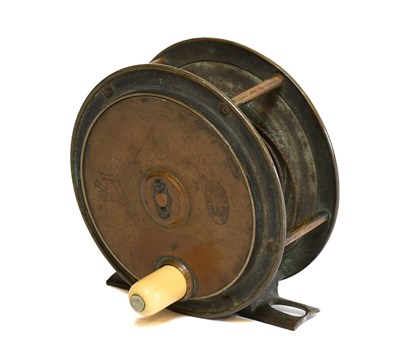 Lot 3049 - A Hardy Hercules 3 3/4" All Brass Fly Reel