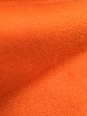 Lot 1038 - Hermés Orange Cashmere Shawl, embroidered with...