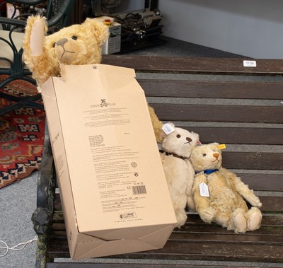 Lot 1159 - Modern Steiff Teddy Bears, comprising a large...