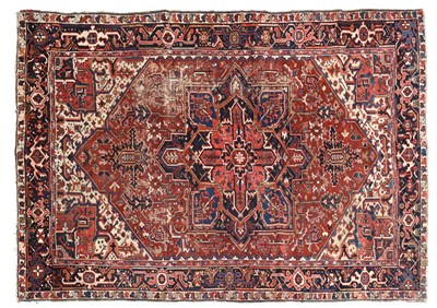 Lot 207 - Heriz Carpet Northwest Iran, Circa 1910 The...