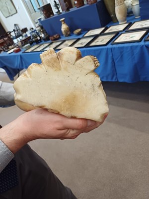 Lot 70 - A Chinese Soapstone Figure of Guanyin, Qing...