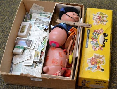 Lot 145 - Two Pelham puppets of Florence and Ermintrude from 'The Magic Roundabout', together with a box...