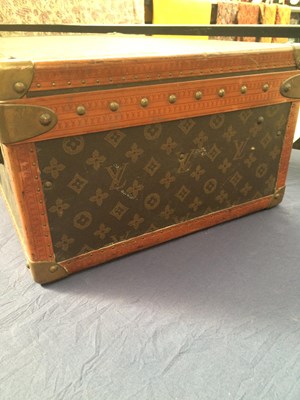 Lot 2247 - Louis Vuitton Monogram Leather Hard Suitcase,...