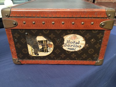 Lot 2247 - Louis Vuitton Monogram Leather Hard Suitcase,...