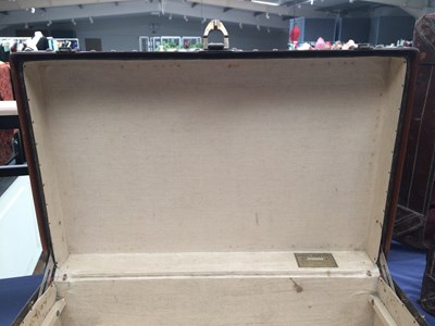 Lot 2247 - Louis Vuitton Monogram Leather Hard Suitcase,...