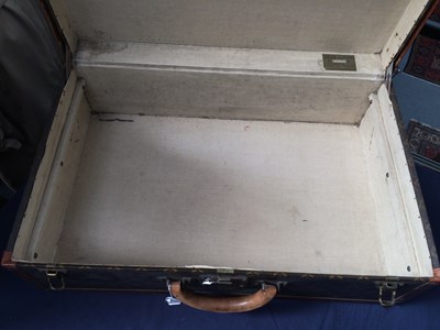 Lot 2248 - Louis Vuitton Monogram Leather Hard Suitcase,...