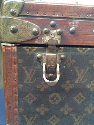 Lot 2248 - Louis Vuitton Monogram Leather Hard Suitcase,...
