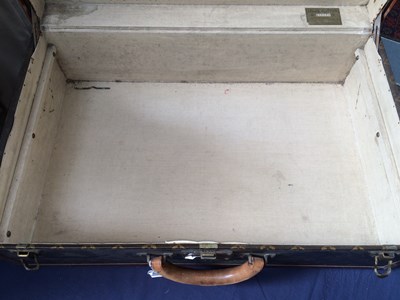Lot 2248 - Louis Vuitton Monogram Leather Hard Suitcase,...