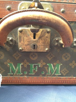 Lot 2248 - Louis Vuitton Monogram Leather Hard Suitcase,...