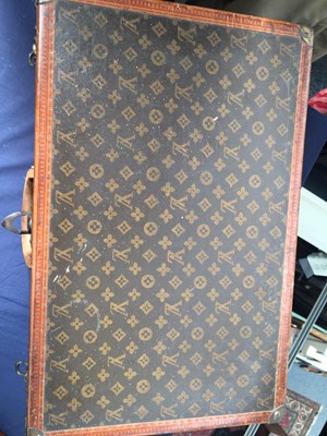 Lot 2248 - Louis Vuitton Monogram Leather Hard Suitcase,...