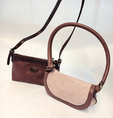 Lot 1046 - Mulberry Plum Leather Shoulder Bag, with...