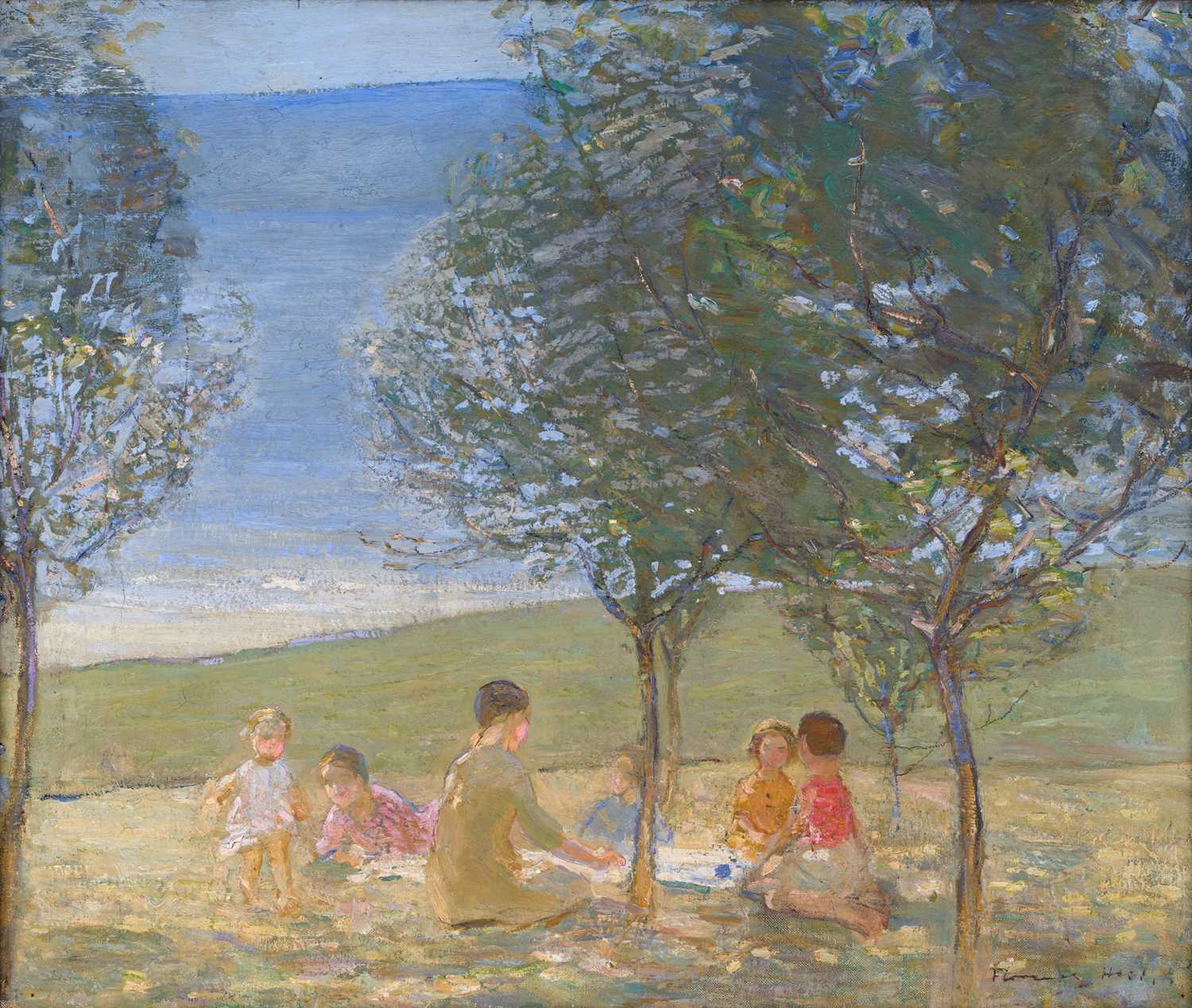 Lot 1019 - Florence Adelina Hess WIAC (1891-1974) Picnic...