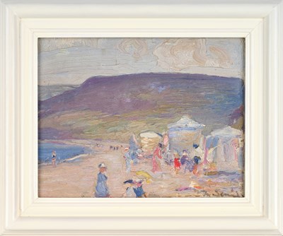 Lot 1015 - Mark Senior NPS (1864-1927) “The Beach” Signed,...