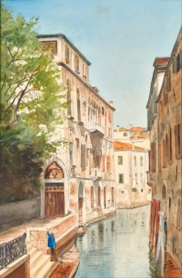 Lot 1193 - * Byon (early 20th century) Venetian backwater...