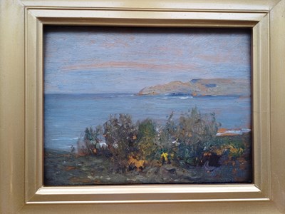 Lot 1022 - Mark Senior NPS (1864-1927) Looking out to sea...