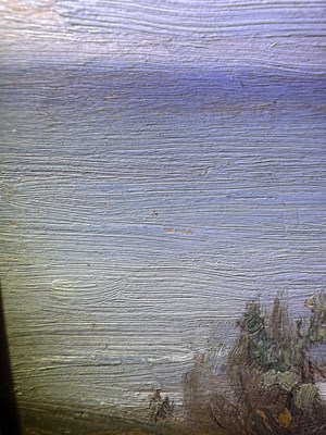 Lot 1022 - Mark Senior NPS (1864-1927) Looking out to sea...