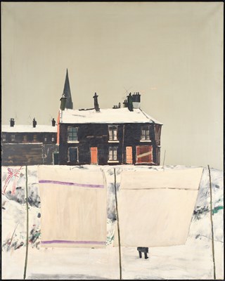 Lot 312 - Peter Brook RBA (1927-2009) Winter wash day...