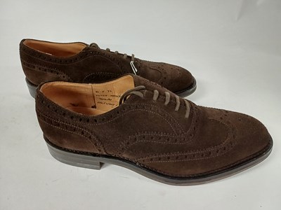 Lot 2103 - Pair of Men's Herring Shoes Grant Brogues by...