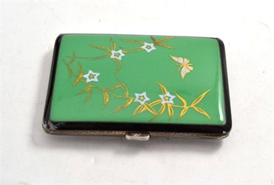 Lot 215 - 1930's silver cigarette case