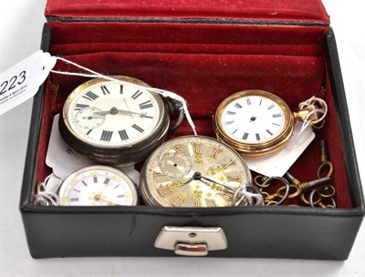 Lot 223 - Four pocket watches