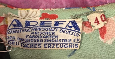 Lot 2174 - Circa 1930s Adefa Germany, Floral Printed...