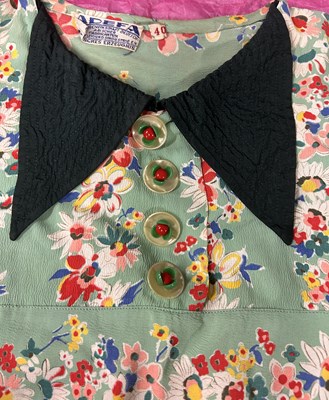 Lot 2174 - Circa 1930s Adefa Germany, Floral Printed...